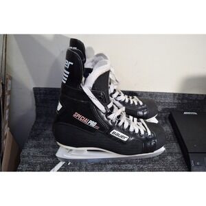 Vintage MENS 11.5 D Bauer Special Pro Canstar Super Fit Hockey Skates Black
